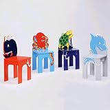 Sea Creatures Activity Chairs (Set of 4) by Powell Furniture