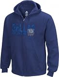Dallas Mavericks Navy Fringed Full-Zip Fleece Hooded Sweatshirt