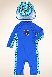 Safe in The Sun Shark Swimsuit & Hat
