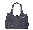 Coach Ergo Gray Patent Leather Frame Pleated Kisslock Hobo Satchel Handbag 14381