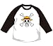ONEPIACE 海賊旗ラグランTシャツ ブラック サイズ:S