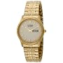 Citizen Men's BM8452-99P Eco-Drive Flexible Band Gold-Tone Watch