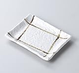 粉引らせん長角銘々皿　5個組 【美濃焼　和皿】 〔キャッシュバックキャンペーン対象商品〕