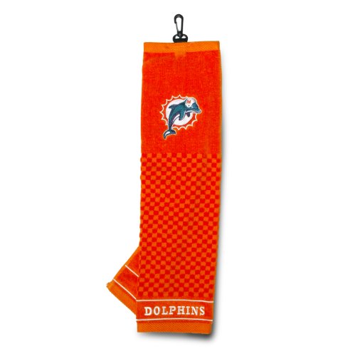 NFL Miami Dolphins Embroidered Golf Towel