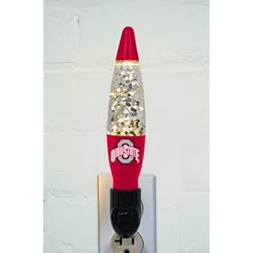 Pack of 3 NCAA Ohio State Buckeyes Lava Lamp Night Lights
