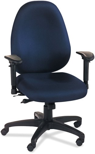 Basyx VL630VA90 VL600 Series High-Performance High-Back Task Chair, Navy