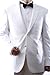 Men's Single Breasted Two Button White Tuxedo