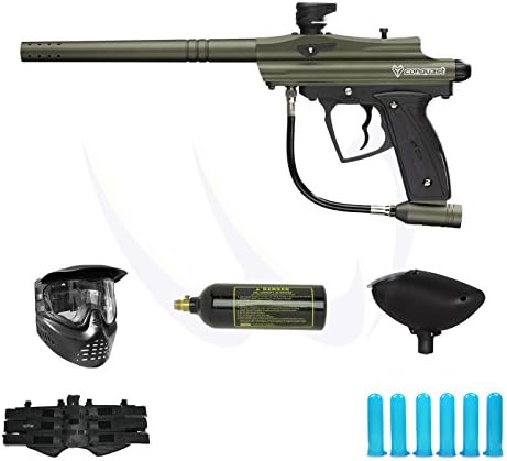 D3FY Conqu3st Olive Paintball Gun Player Package