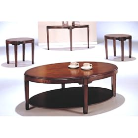 3pc Pack, Wood Coffee Cocktail Table Set by Asia Direct Home Products