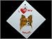 I Love My Papillon Car Truck Auto Attitude Sign