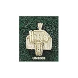 Nebraska Cornhuskers Solid 10K Gold ''HUSKERS'' Backboard Pendant