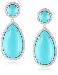CZ by Kenneth Jay Lane "Trend" Cubic Zirconia Dangle Earrings