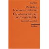 De finibus bonorum et malorum /�ber das h�chste Gut und das gr�sste �bel: Lat. /Dt.