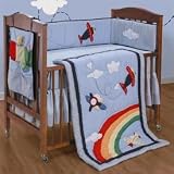 High In The Sky 5 Piece Crib Bedding Set