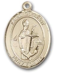 12K Gold-Filled St. Clement Medal