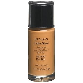 Revlon ColorStay Makeup with SoftFlex, SPF 12, Normal/Dry Skin, Caramel 400, 1 Ounce