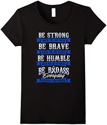 Women's Alopecia Awareness T Shirt For Women / Men/ kids Small Black