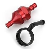 In-Line Fuel Filter, Red by Dubro Products