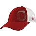 New Era Ohio State Buckeyes Ladies Scarlet-White Jersey Shimmer Rhinestone Mesh Back Adjustable Hat