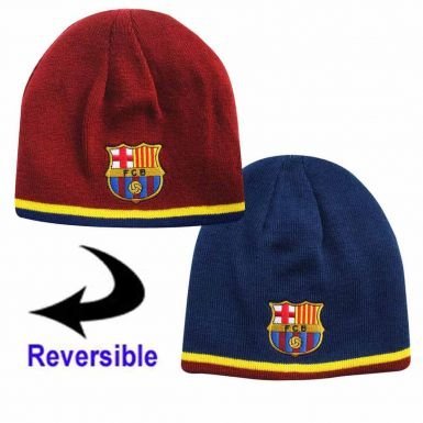 FC Barcelona Reversible Beanie Hat by Barcelona F.C. by Barcelona F.C.