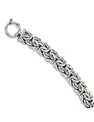 14k White gold Leslies Fancy Link Bracelet