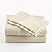Peru Pima - 415 Thread Count - 100% Peruvian Pima Cotton - Percale - Bed Sheet Set (Twin, Ivory)