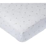 Carters Easy Fit Printed Crib Fitted Sheet, Yellow