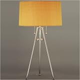 Liz Jordan Lighting LJF4465F Silver / Gold Tripod Floor Lamp from the Tripod Collection LJF4465F