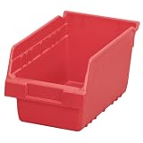 Akro-Mils 30090 ShelfMax Plastic Nesting Shelf Bin Box, 12-Inch Length x 6-Inch Width x... by 