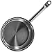 Fissler original-profi collection Stainless Steel High-Saucepan (7.8-in, 4.1-Quart) Metal-Lid, Induction, silver
