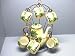 Queen PALM TREE 9pc TEA Set Pot & Cups w/Iron Rack NEW!