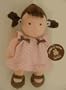 Carter's Child of Mine Brunette Baby Doll Pink and Brown Dress