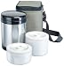 Garten & Freizeit : Isosteel VA-9680B Isolierbehälter 1,0 Liter inkl. Isoliertasche