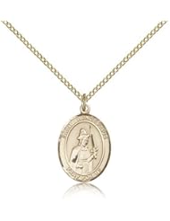 St. Wenceslaus Medal, Gold Filled, Medium, Dime Size