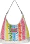 XOXO Waterside Multi-Color Tote Bag, O/S, White Multi, 53458