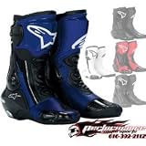 ALPINESTARS SMX PLUS BLUE MOTORCYCLE BOOTS 48/12.5