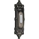 Quorum 7-310-92 Opulent Oval Button, Antique Silver Finish
