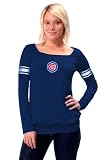 Chicago Cubs Women's Long Sleeve Armband Jersey Top - by Alyssa Milano
