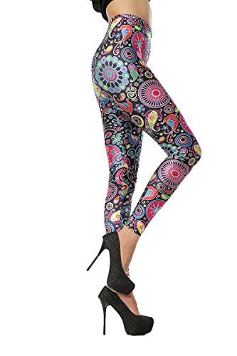Women Leggings - Sunzel Women's Digital Print Ankle Length Footless Design Leggings