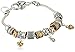 Amazon Collection Heart Line Charm Bracelet, 8