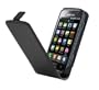 Samsung - Funda de cuero para Samsung Galaxy S color negro