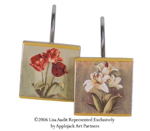 Shower Curtain Rings Tulip & Lily