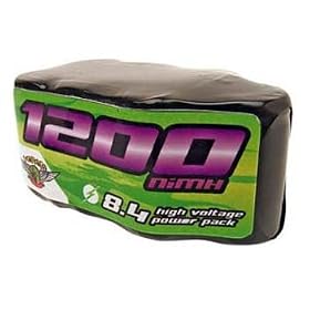 7 Cell 8.4V 1200mAh NiMH Hump Flight Pack Battery from Airplane Battery Packs