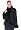 Swakara Jacket - Black Bolero Swakara Fox Trim