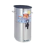 BUNN 4 Gallon Iced Tea Dispenser w/ Solid Lid and Side Handles