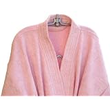 100% Turkish Cotton Terry Bath Robe Baby Pink by D&M