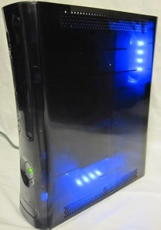 Custom Smoked (Color) Xbox 360 Console with Dual Blue Leds