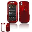 Solid Red Snap-On Cover Hard Case Cell Phone Protector for Samsung Instinct S30 M810