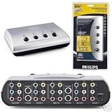 Philips True Stereo 4 Way Audio Video HDTV Switcher