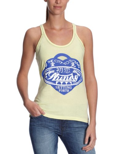 ONLY Damen Top, All over Druck JAHAR TANK 15061262, Gr. 38 (M), Gelb (WAX YELLOW) Preisvergleich